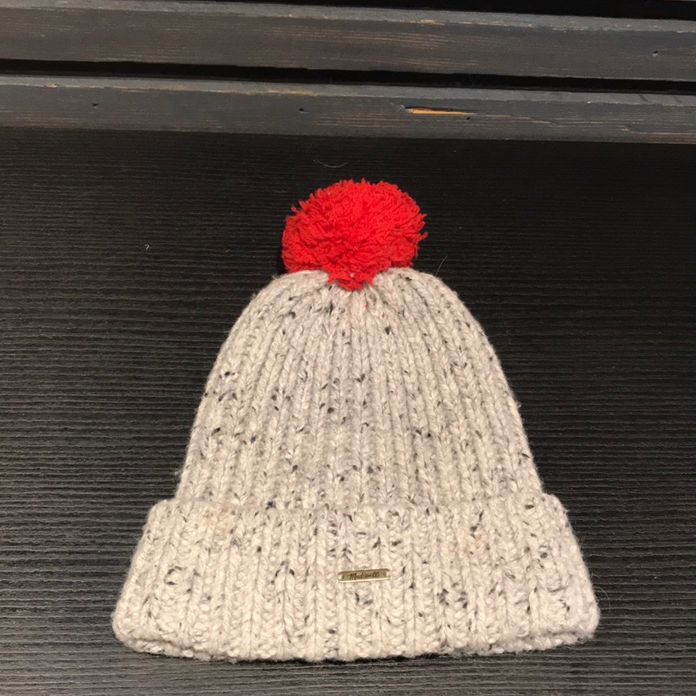 Madewell pom pom beanie
